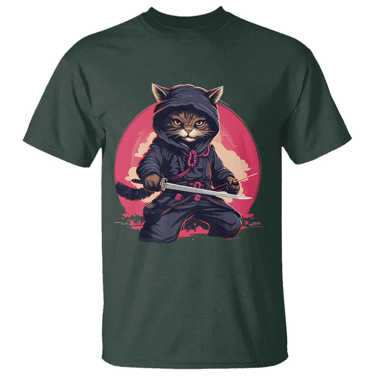 japanese-ninja-cat-t-shirt-ancient-japan-warrior-samurai-tattoo-kawaii-vintage