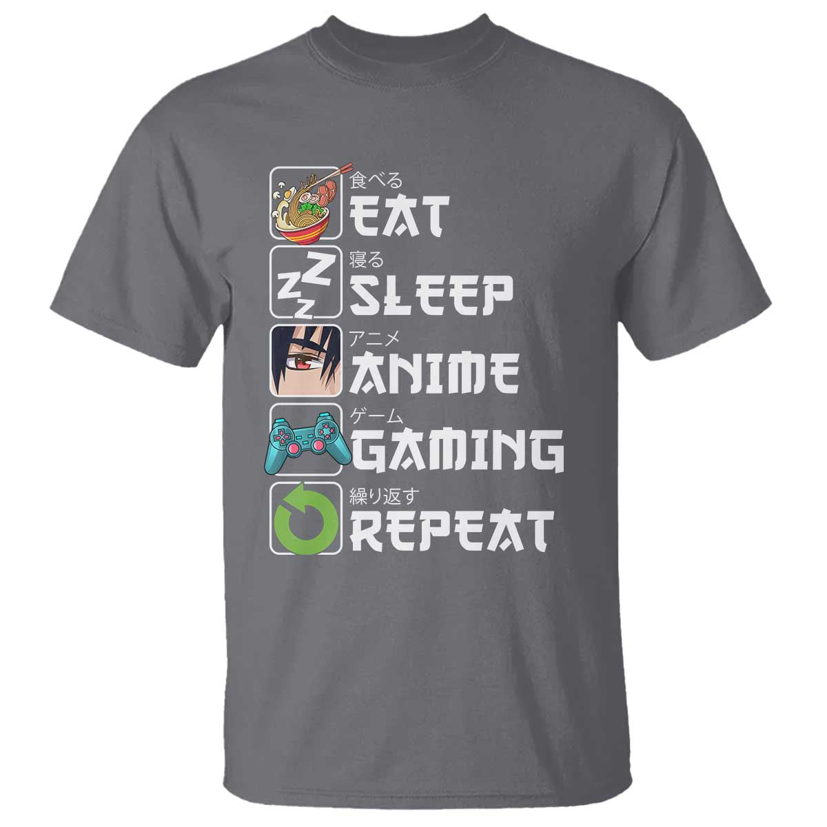 eat-sleep-anime-gaming-repeat-t-shirt-kawaii-otaku-gamer-manga-lover