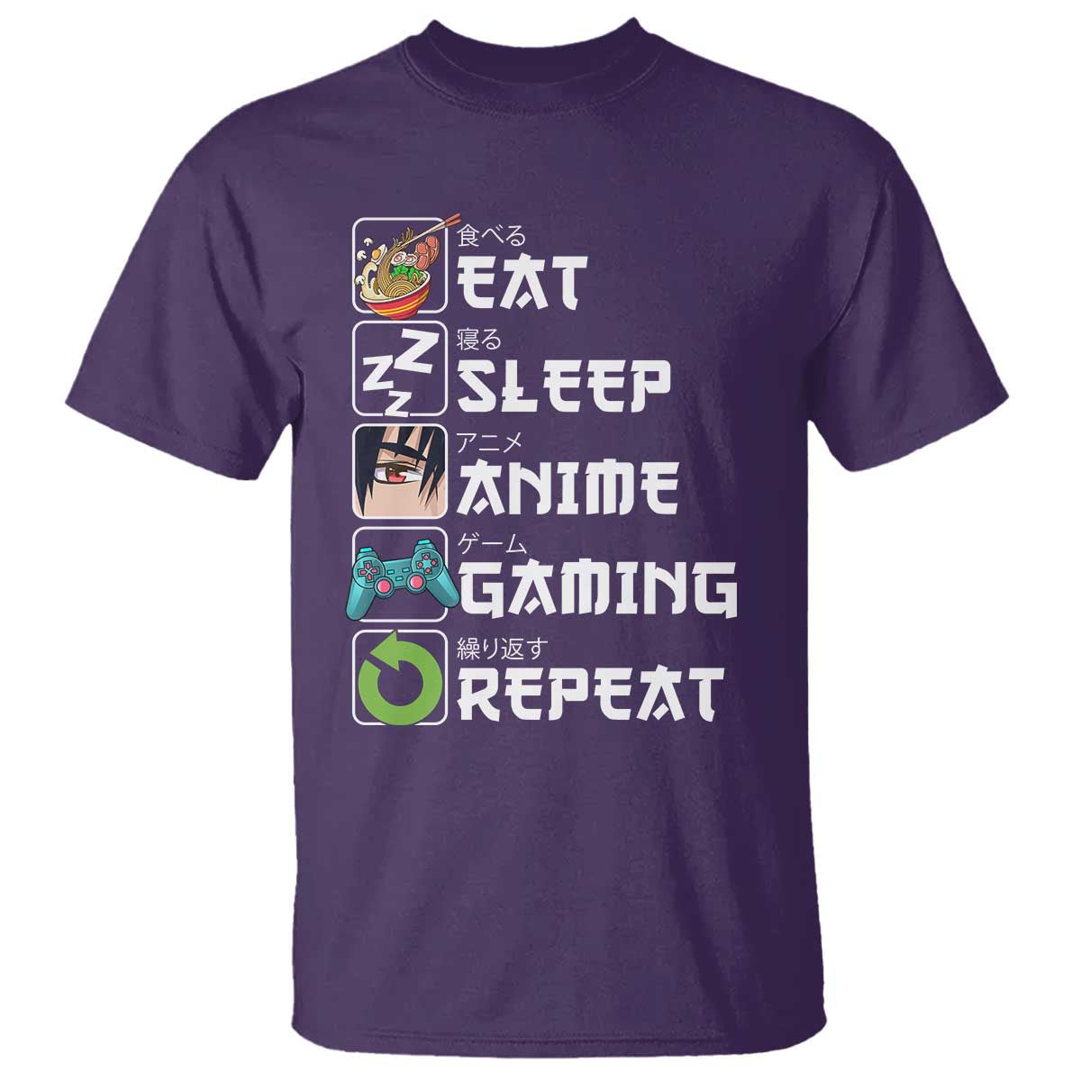 eat-sleep-anime-gaming-repeat-t-shirt-kawaii-otaku-gamer-manga-lover