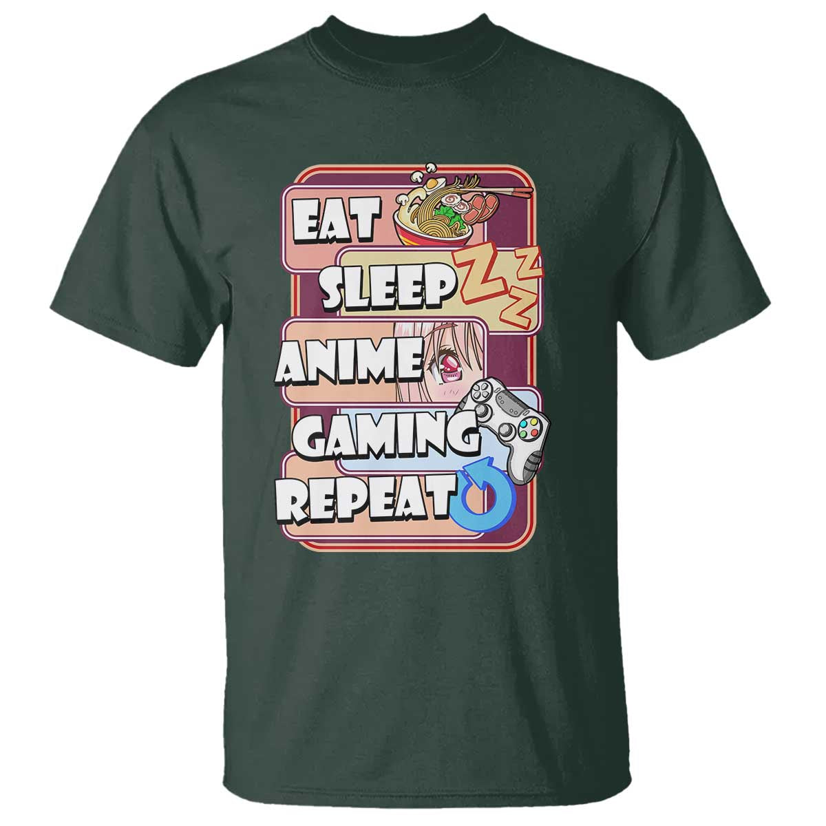 eat-sleep-anime-gaming-repeat-t-shirt-kawaii-otaku-manga-ramen-lover