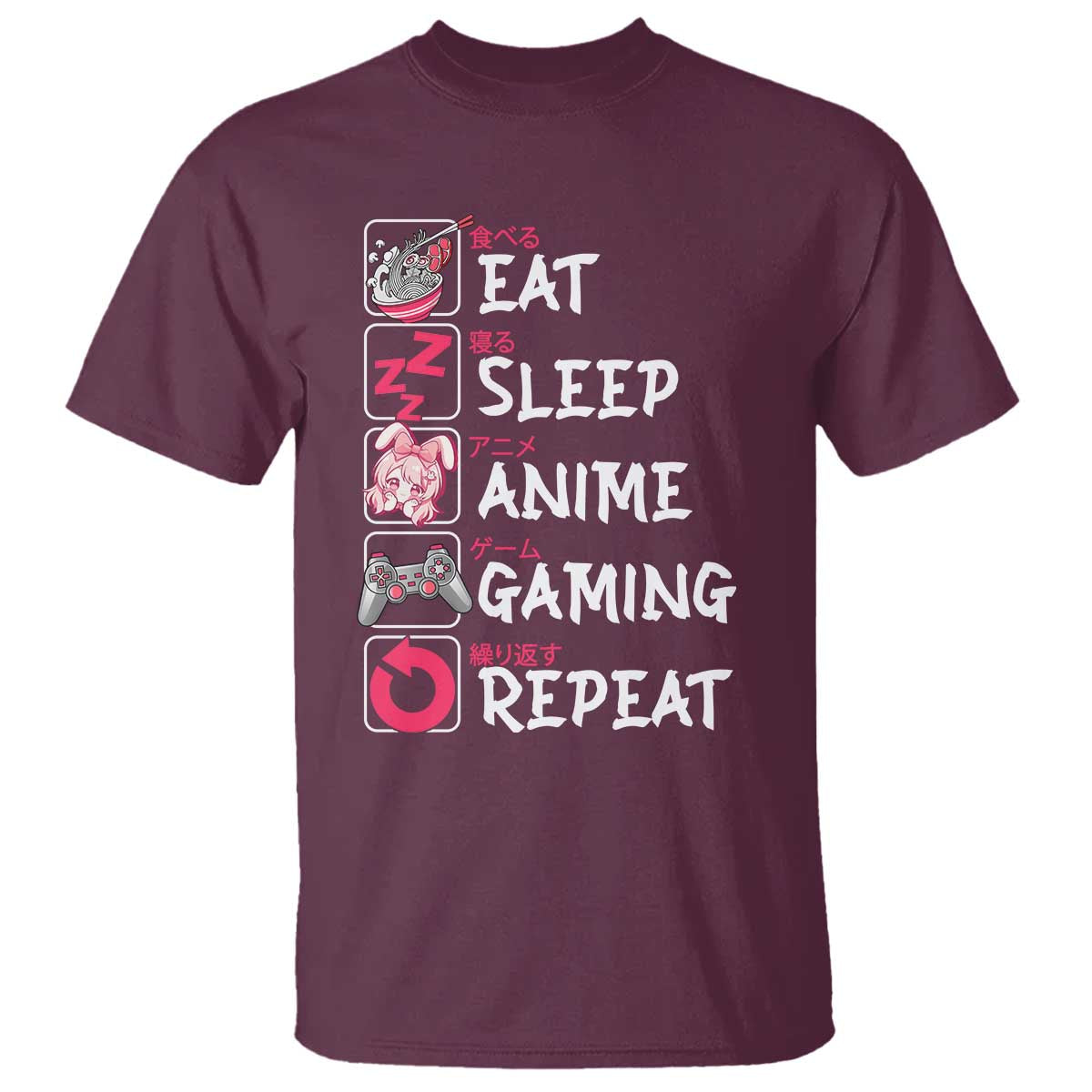 eat-sleep-anime-gaming-repeat-t-shirt-otaku-gamer-manga-lover-japanese-pop-culture