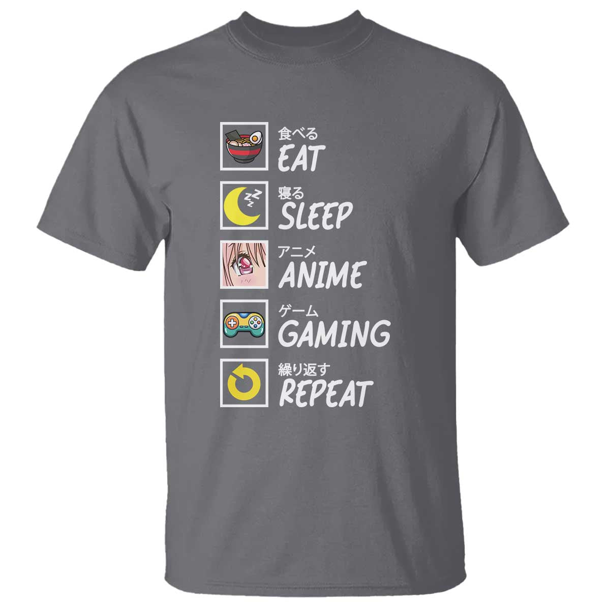 eat-sleep-anime-gaming-repeat-t-shirt-kawaii-otaku-gamer-manga-ramen-lover