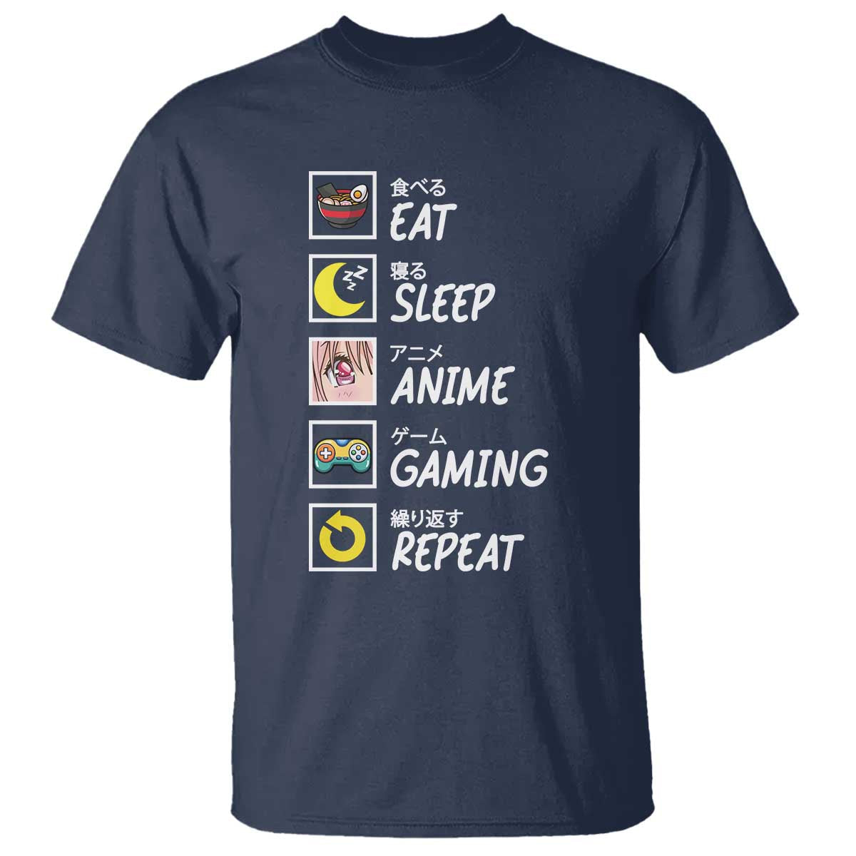 eat-sleep-anime-gaming-repeat-t-shirt-kawaii-otaku-gamer-manga-ramen-lover