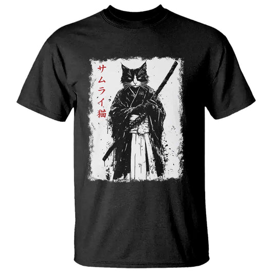 japanese-samurai-cat-t-shirt-retro-vintage-ukiyo-e-warrior-art-graphic
