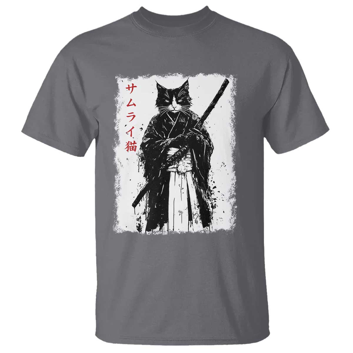japanese-samurai-cat-t-shirt-retro-vintage-ukiyo-e-warrior-art-graphic