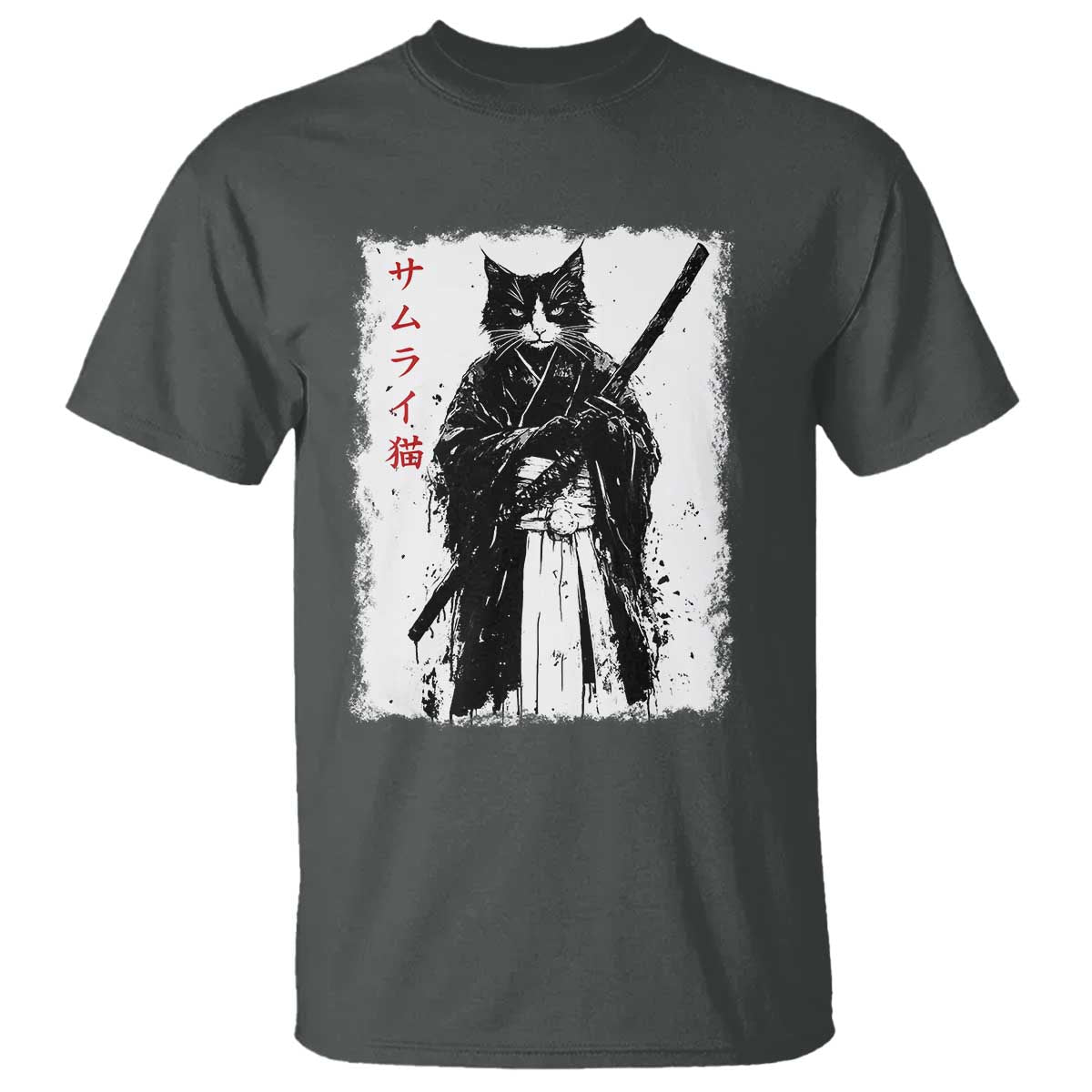 japanese-samurai-cat-t-shirt-retro-vintage-ukiyo-e-warrior-art-graphic