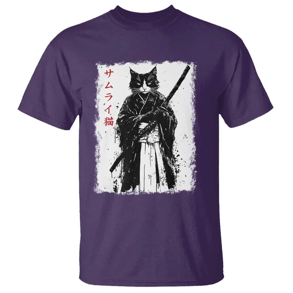 japanese-samurai-cat-t-shirt-retro-vintage-ukiyo-e-warrior-art-graphic