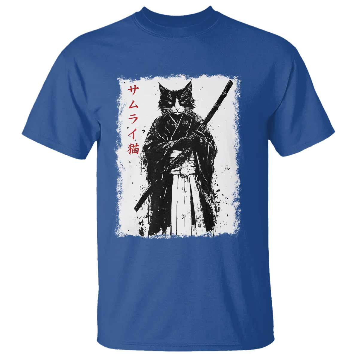 japanese-samurai-cat-t-shirt-retro-vintage-ukiyo-e-warrior-art-graphic