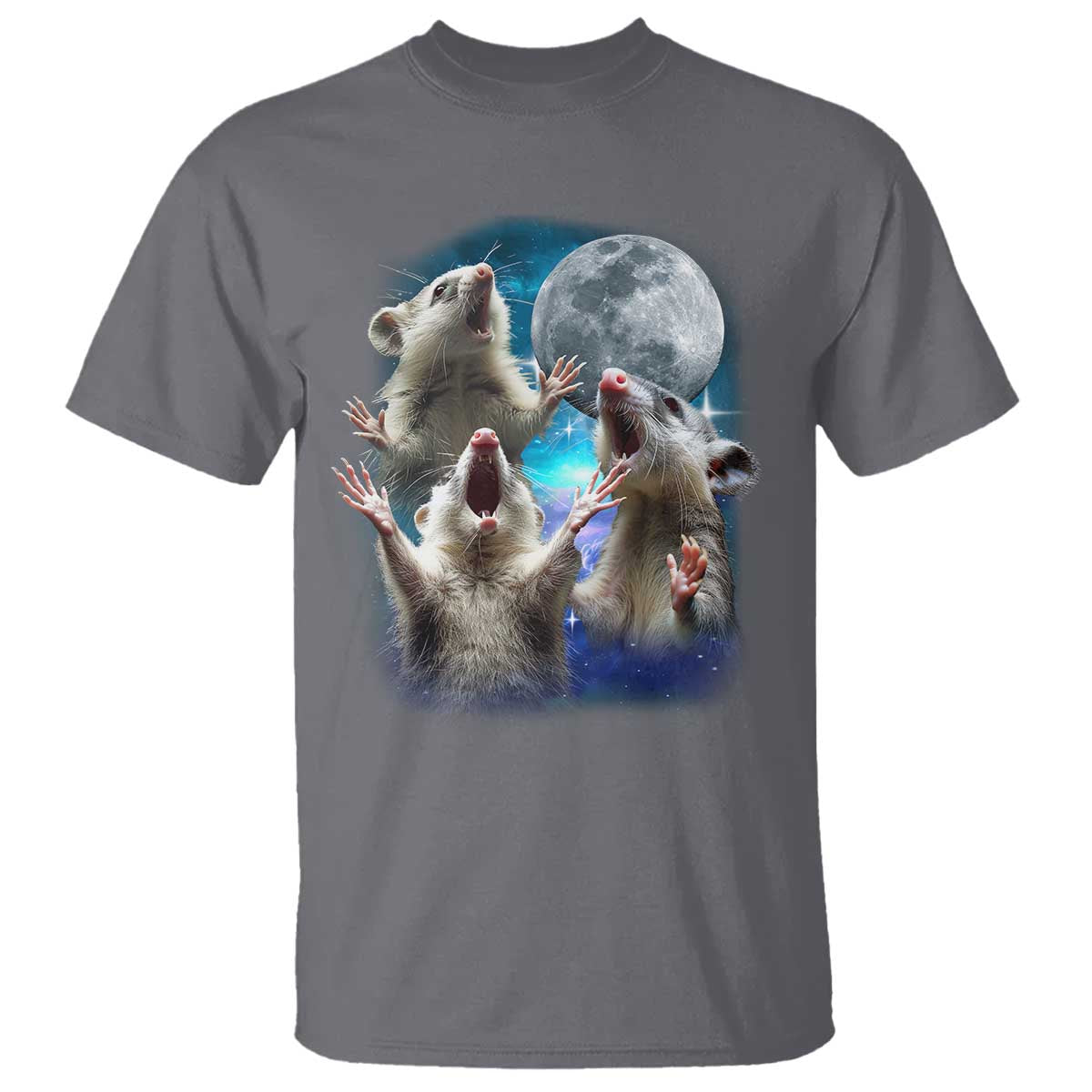 funny-opossum-meme-t-shirt-three-possum-screaming-under-the-moon-weird-cursed-meme