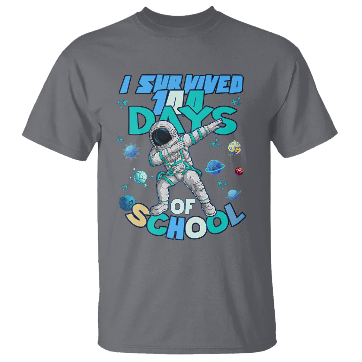 100-days-of-school-astronaut-t-shirt-outer-space-dabbing-i-survived-1