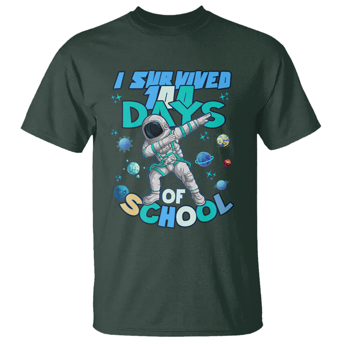 100-days-of-school-astronaut-t-shirt-outer-space-dabbing-i-survived-1