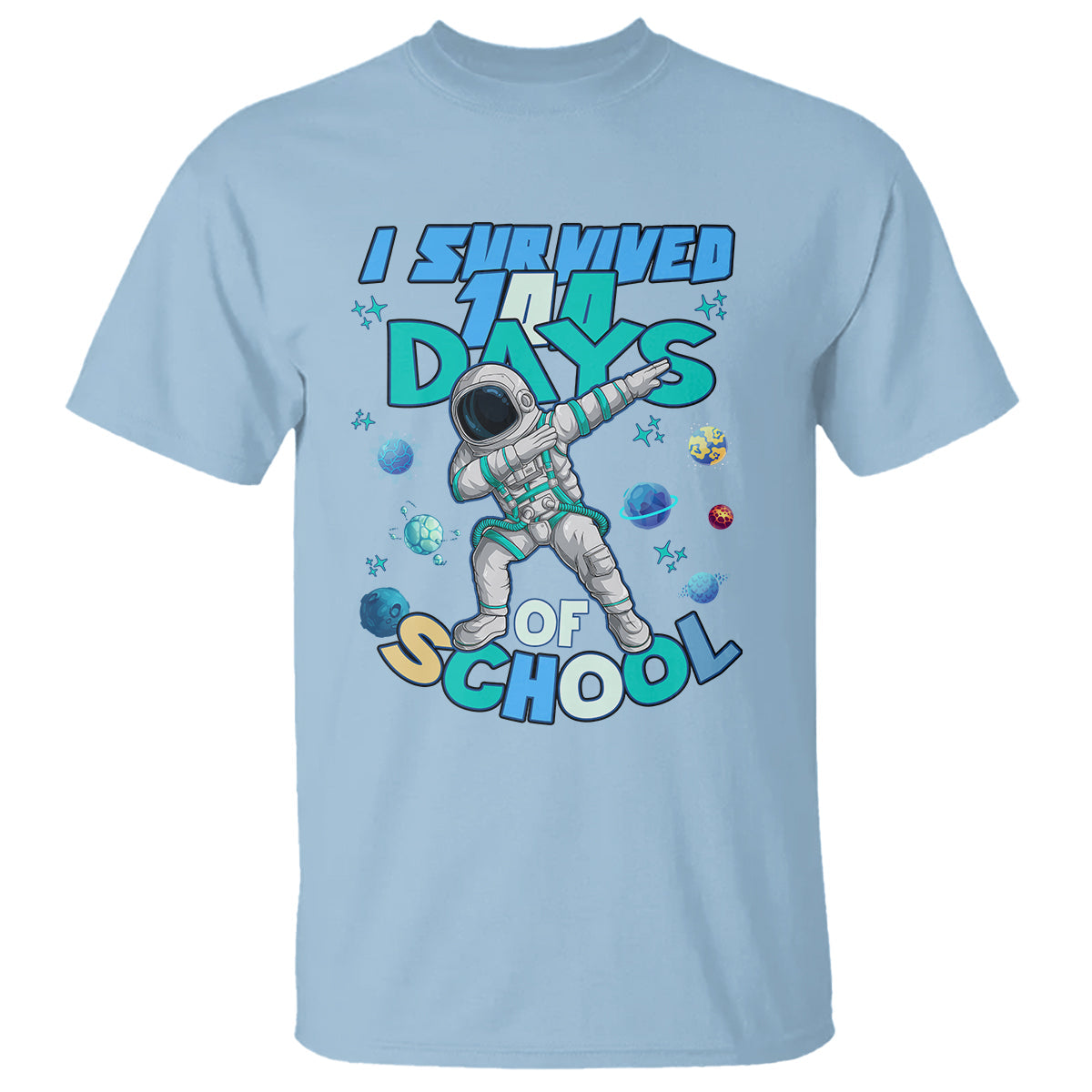 100-days-of-school-astronaut-t-shirt-outer-space-dabbing-i-survived-1