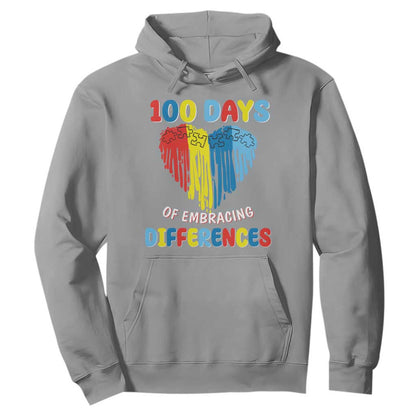 100 Days of School IEP Hoodie Embrace Differences Neurodiversity Autism ADHD