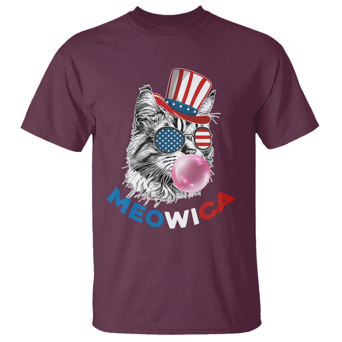 american-cat-t-shirt-patriotic-cat-meowica-bubblegum-4th-of-july-funny-cat-lover