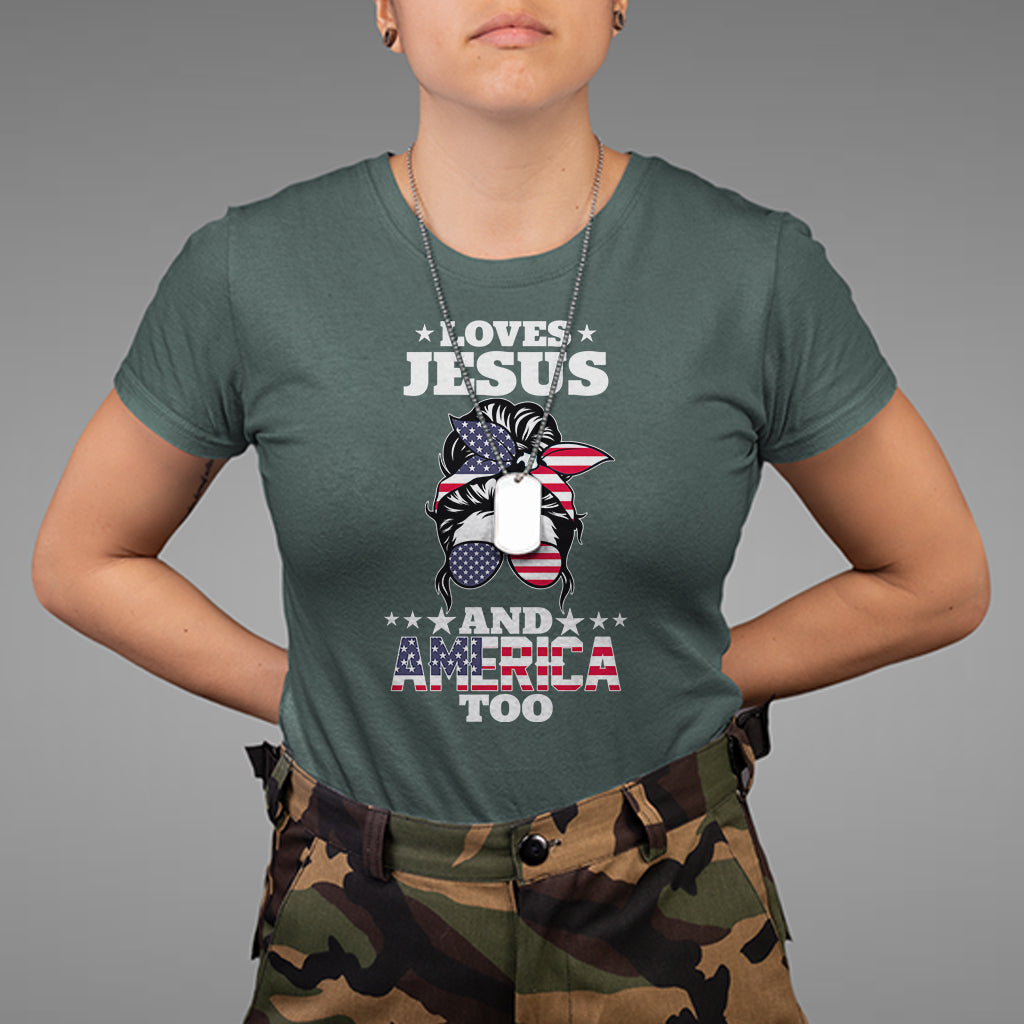 loves-jesus-and-america-too-christian-4th-of-july-messy-bun-t-shirt-1