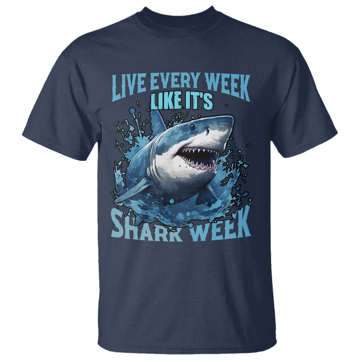 shark-week-t-shirt-live-every-week-like-its-shark-funny-shark-lover-ocean