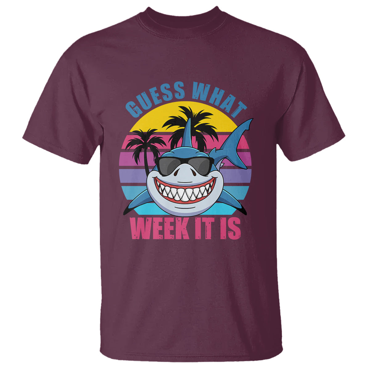 shark-week-t-shirt-guess-what-week-it-is-funny-shark-lover-summer-beach-retro