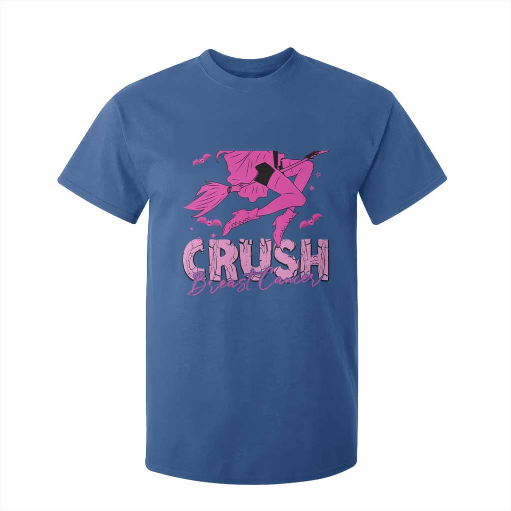 Breast Cancer Witch T Shirt For Kid Crush Pink Ribbon Halloween