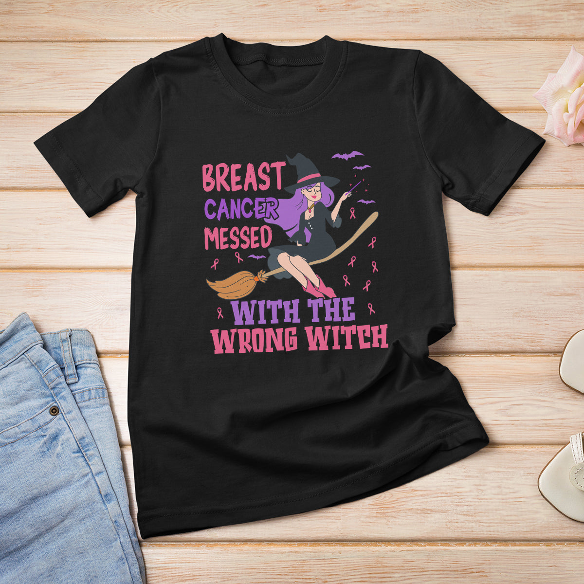 breast-cancer-witch-t-shirt-breast-cancer-messed-with-wrong-witch-riding-stick-pink-ribbon-halloween-witch