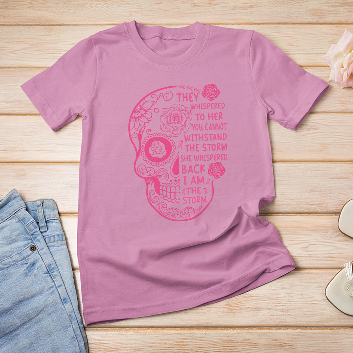 sugar-skull-breast-cancer-t-shirt-she-whispered-back-i-am-the-storm-pink-breast-cancer-warrior