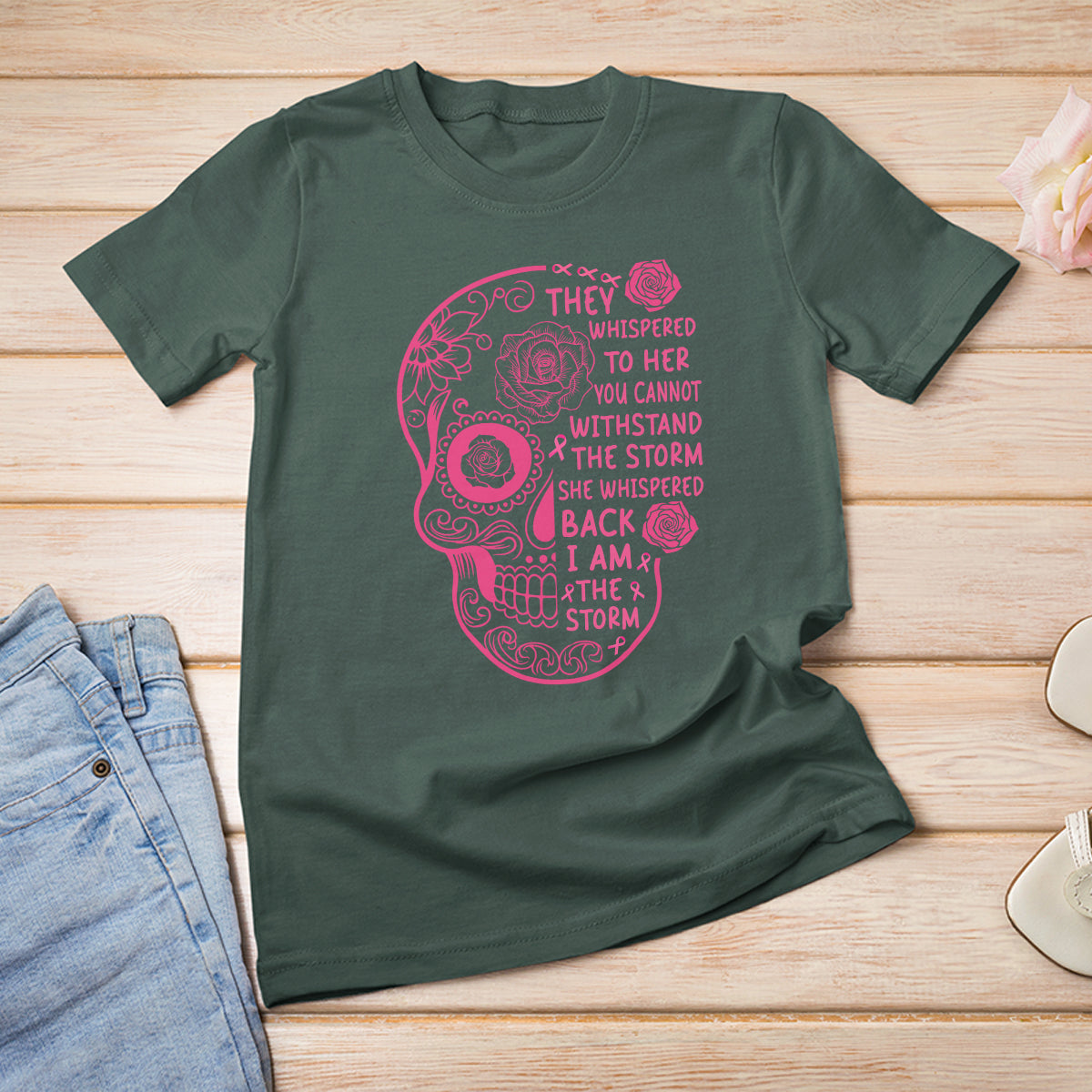 sugar-skull-breast-cancer-t-shirt-she-whispered-back-i-am-the-storm-pink-breast-cancer-warrior