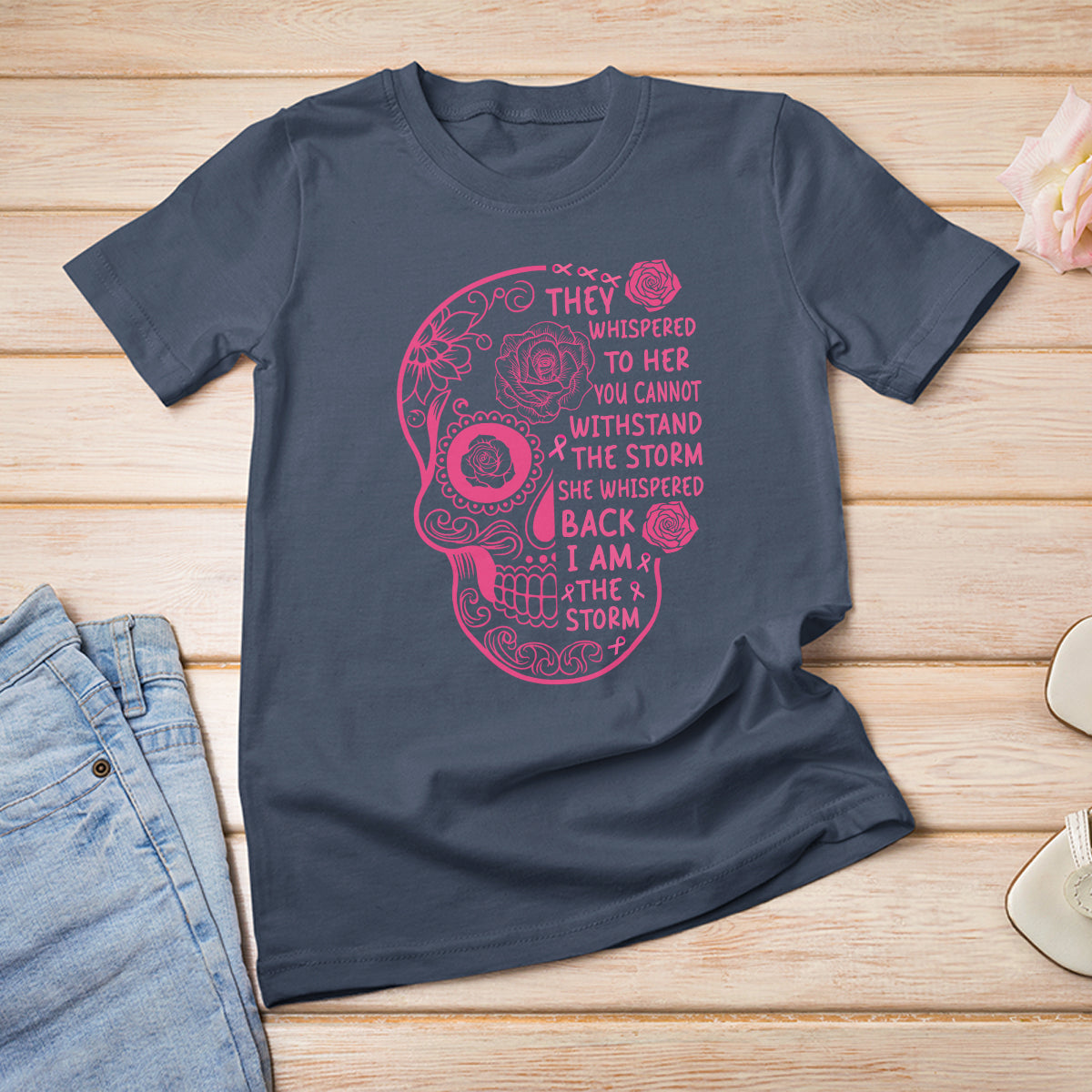 sugar-skull-breast-cancer-t-shirt-she-whispered-back-i-am-the-storm-pink-breast-cancer-warrior