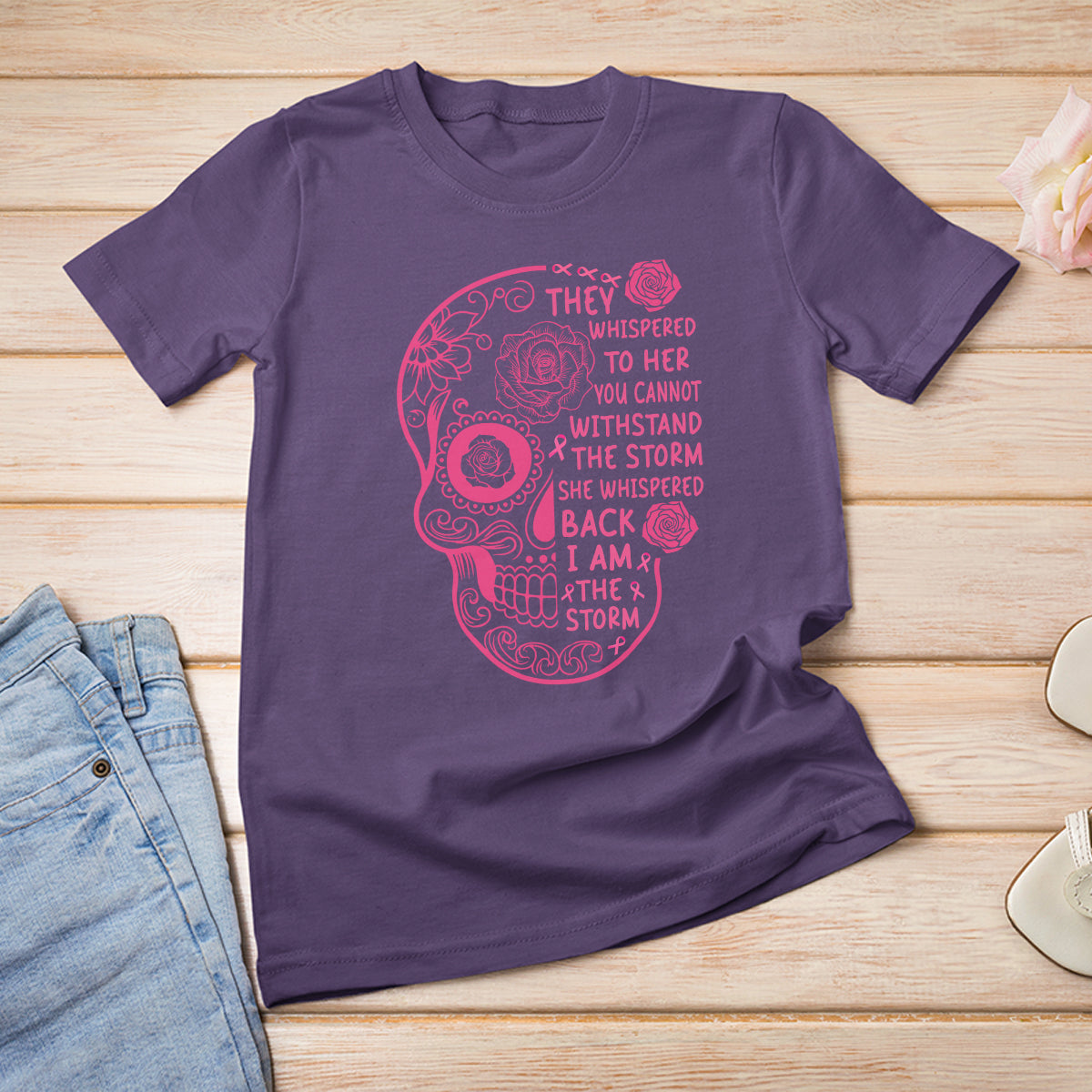 sugar-skull-breast-cancer-t-shirt-she-whispered-back-i-am-the-storm-pink-breast-cancer-warrior