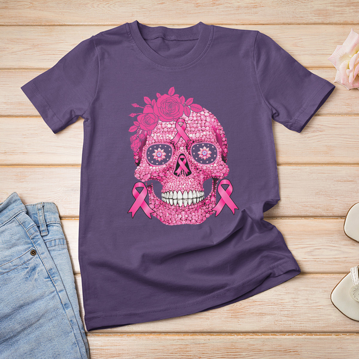 sugar-skull-breast-cancer-t-shirt-pink-ribbon-support-squad-breast-cancer-warrior-girls-women