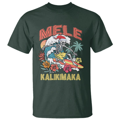 mele-kalikimaka-hawaiian-christmas-tropical-xmas-surfing-skeleton-t-shirt