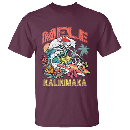mele-kalikimaka-hawaiian-christmas-tropical-xmas-surfing-skeleton-t-shirt