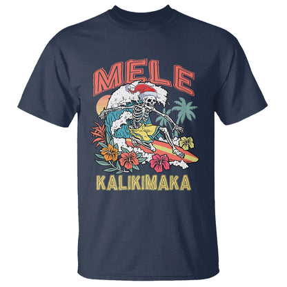 mele-kalikimaka-hawaiian-christmas-tropical-xmas-surfing-skeleton-t-shirt