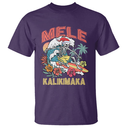 mele-kalikimaka-hawaiian-christmas-tropical-xmas-surfing-skeleton-t-shirt
