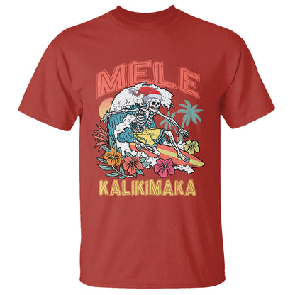 mele-kalikimaka-hawaiian-christmas-tropical-xmas-surfing-skeleton-t-shirt