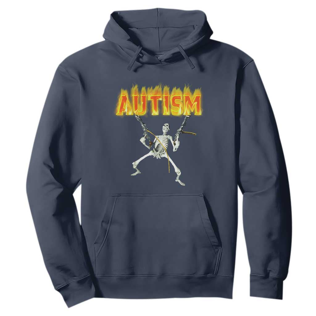 Autism Skeleton Hoodie Funny Oddly Specific Dank Meme