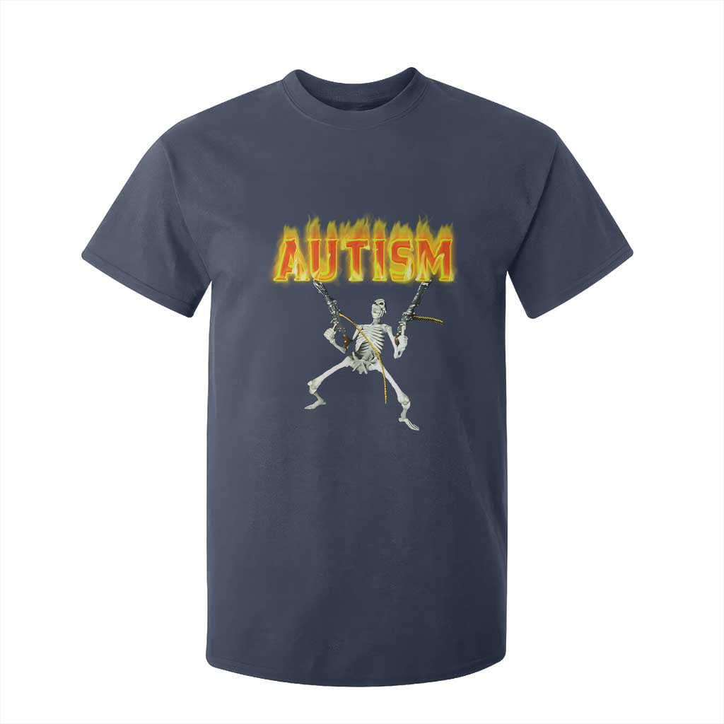 Autism Skeleton T Shirt For Kid Funny Oddly Specific Dank Meme