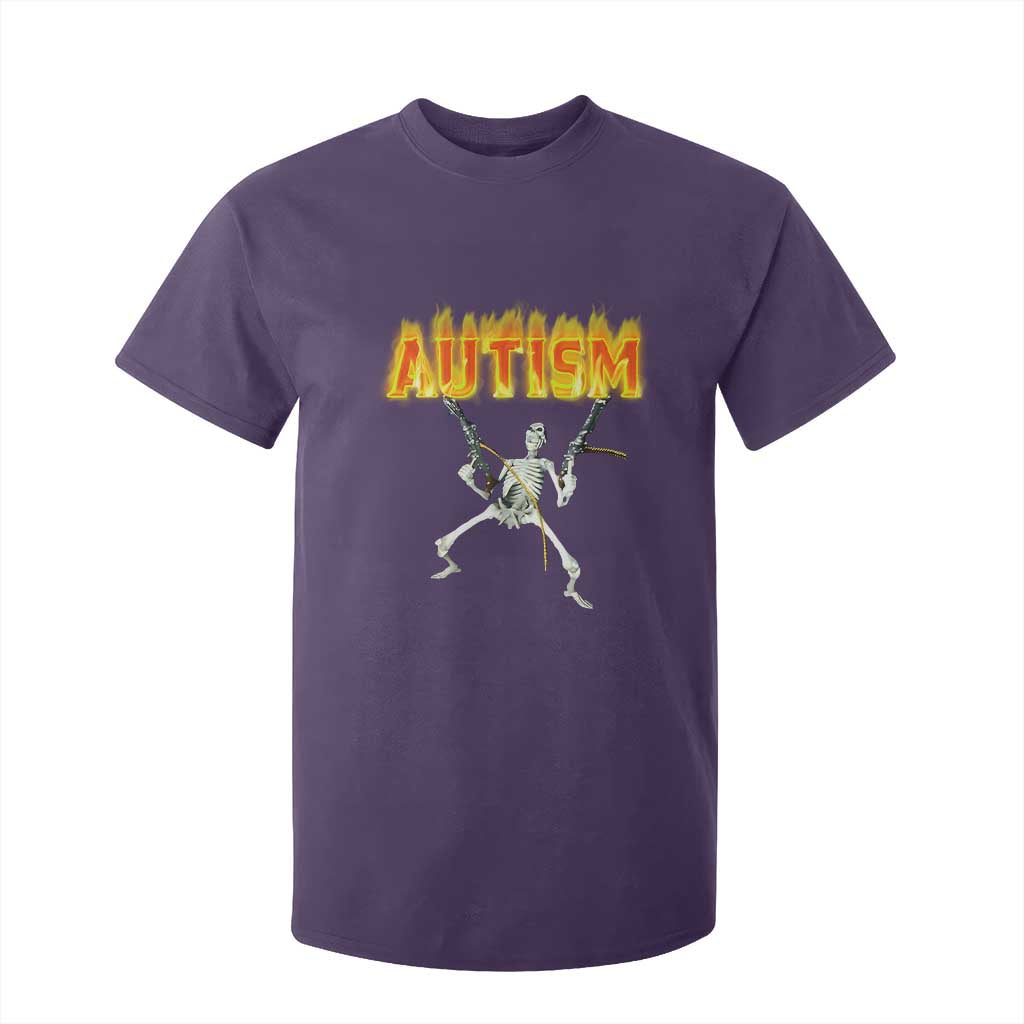 Autism Skeleton T Shirt For Kid Funny Oddly Specific Dank Meme