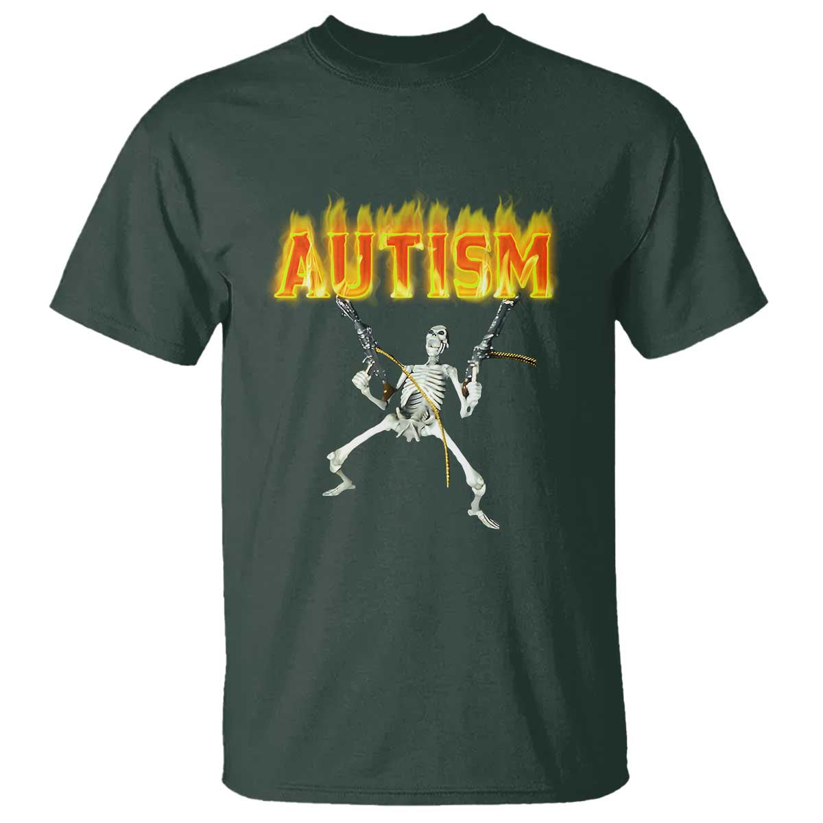 Autism Skeleton T Shirt Funny Oddly Specific Dank Meme