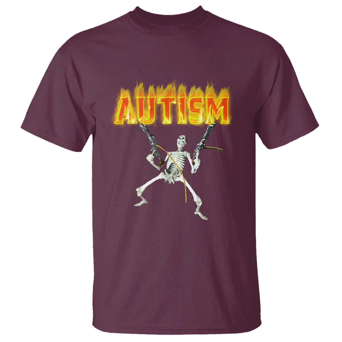 Autism Skeleton T Shirt Funny Oddly Specific Dank Meme