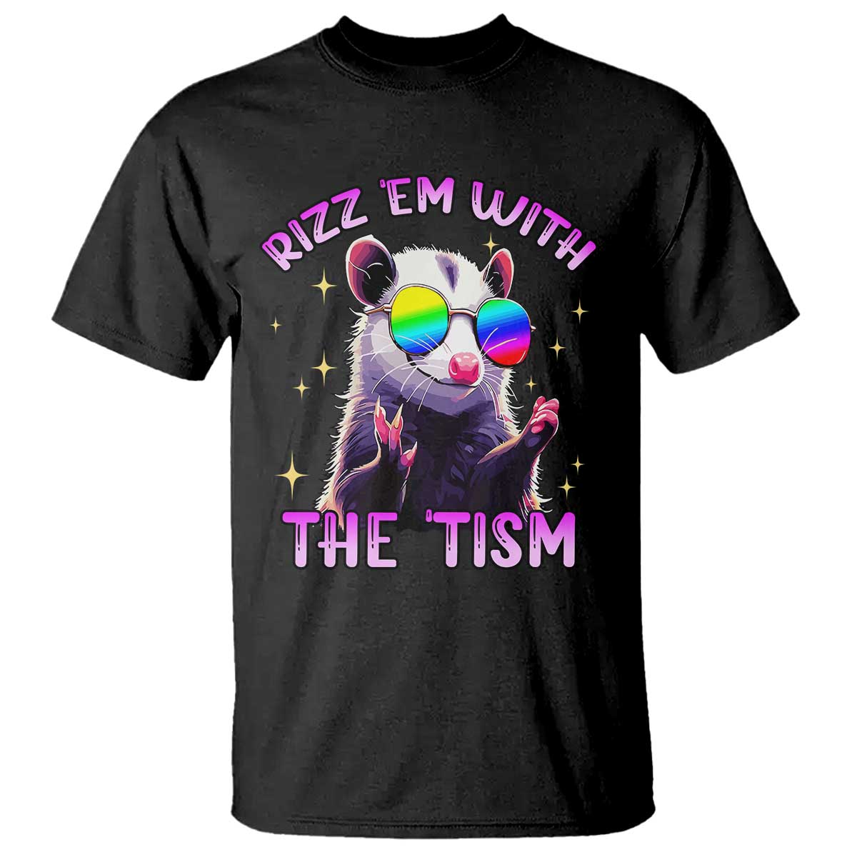 funny-autism-opossum-t-shirt-rizz-em-with-the-tism-meme-autistic