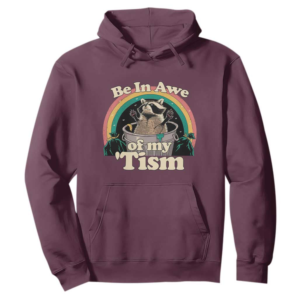 Autism Funny Raccoon Hoodie Be In Awe Of My 'Tism Meme Autistic
