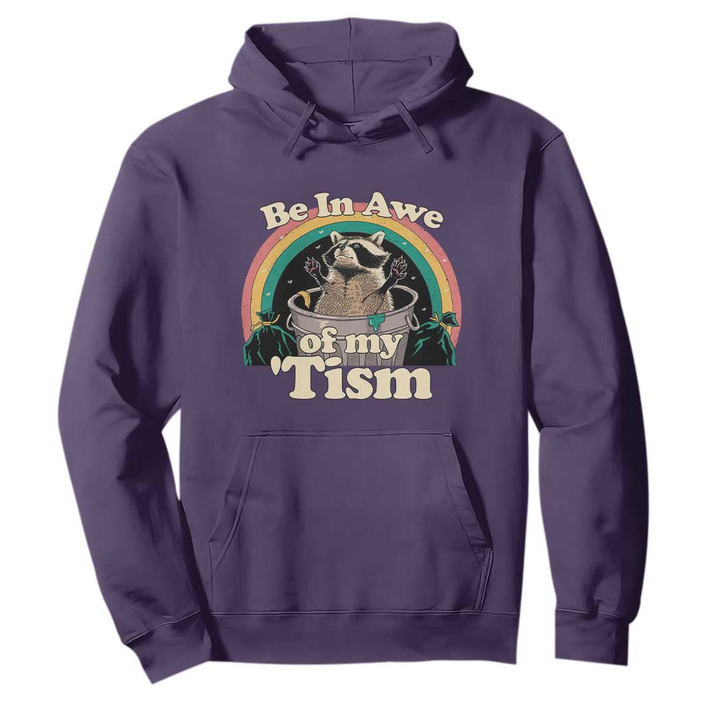 Autism Funny Raccoon Hoodie Be In Awe Of My 'Tism Meme Autistic