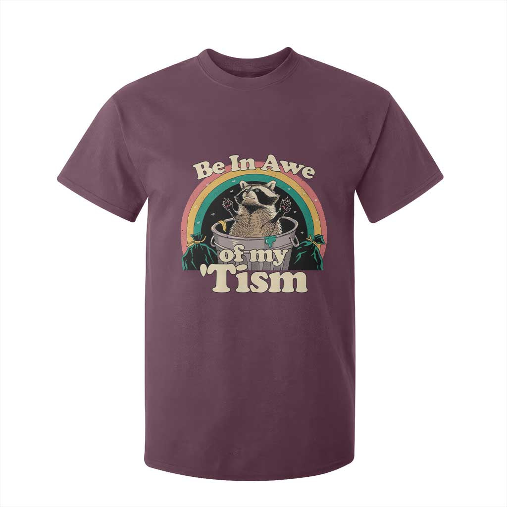 Autism Funny Raccoon T Shirt For Kid Be In Awe Of My 'Tism Meme Autistic