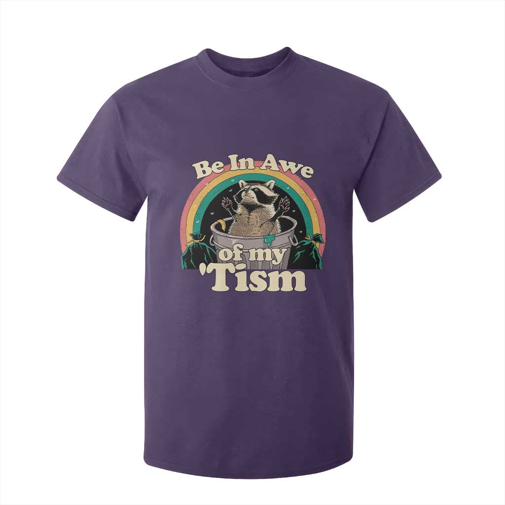 Autism Funny Raccoon T Shirt For Kid Be In Awe Of My 'Tism Meme Autistic