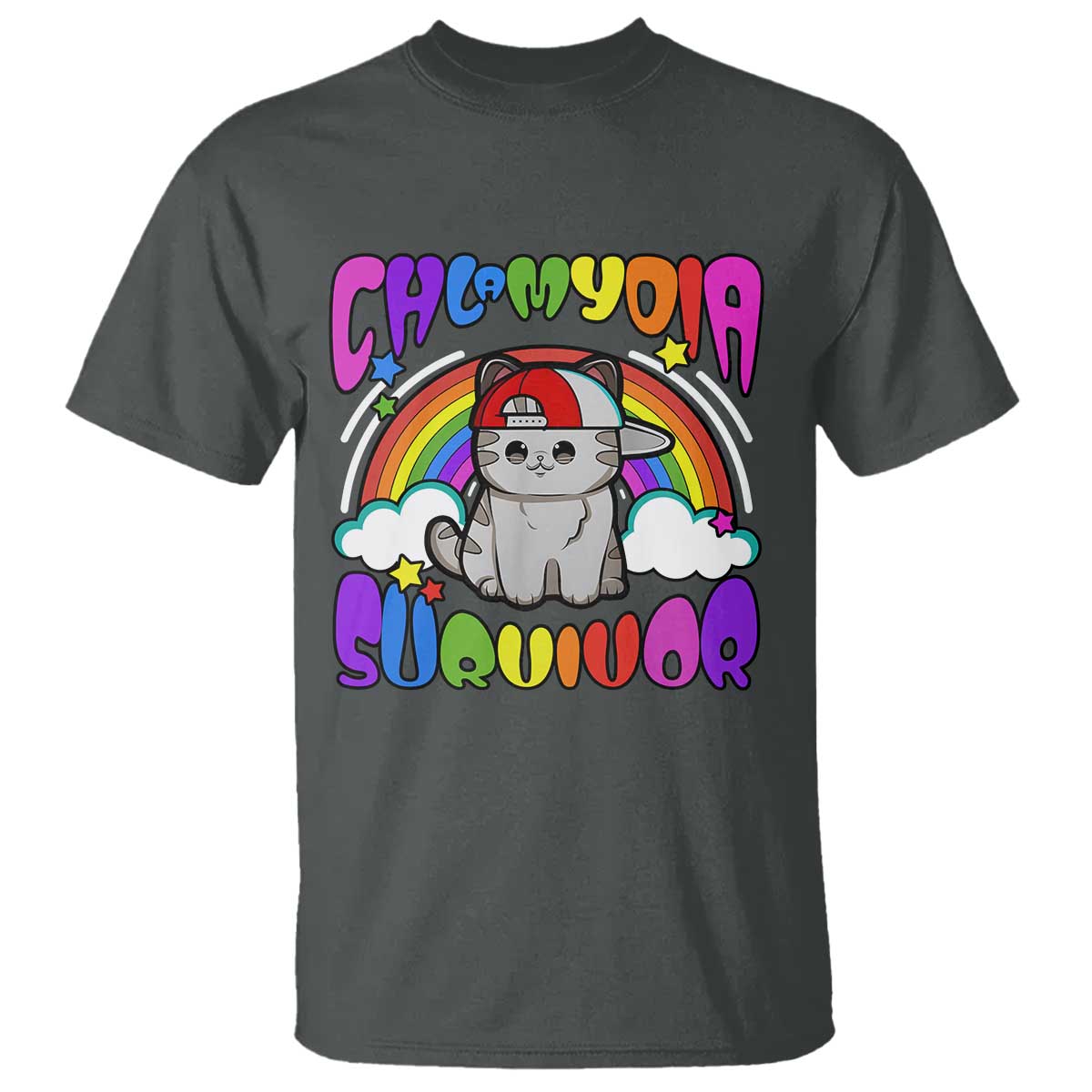 chlamydia-survivor-cat-meme-t-shirt-funny-y2k-inappropriate-humor
