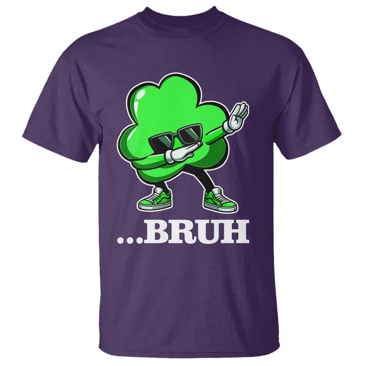 funny-dabbing-shamrock-t-shirt-bruh-st-patricks-day