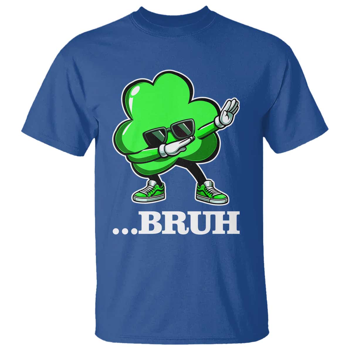 funny-dabbing-shamrock-t-shirt-bruh-st-patricks-day