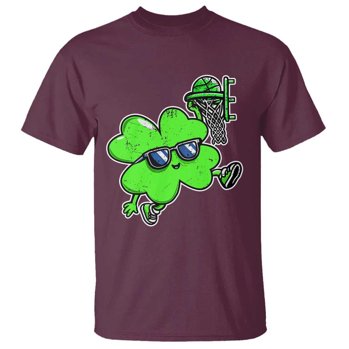 funny-basketball-shamrock-t-shirt-dunking-sports-player-st-patricks-day