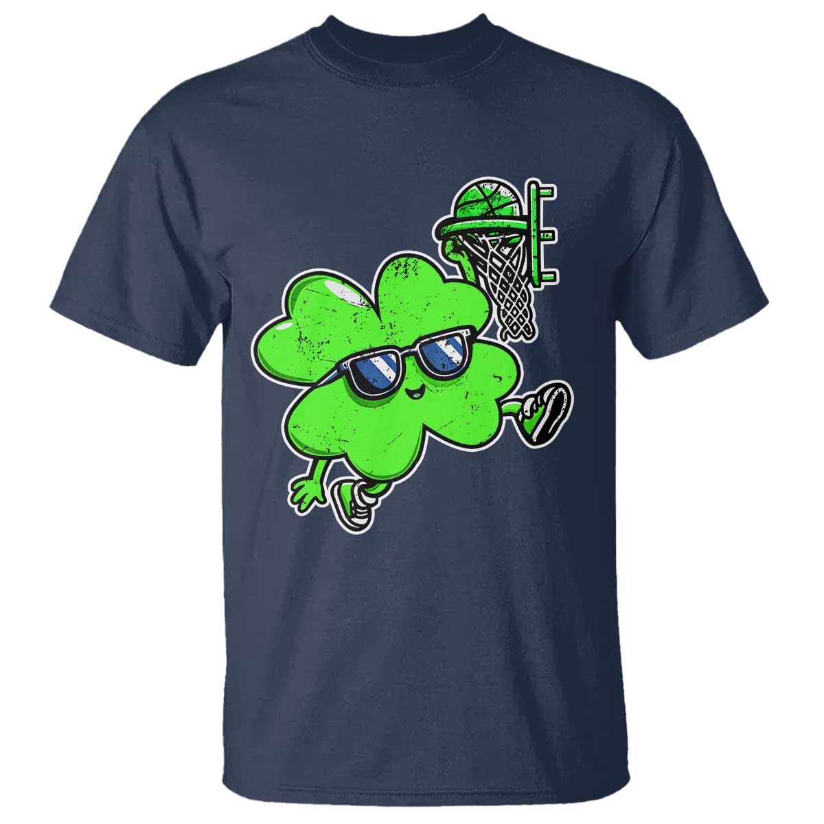 funny-basketball-shamrock-t-shirt-dunking-sports-player-st-patricks-day