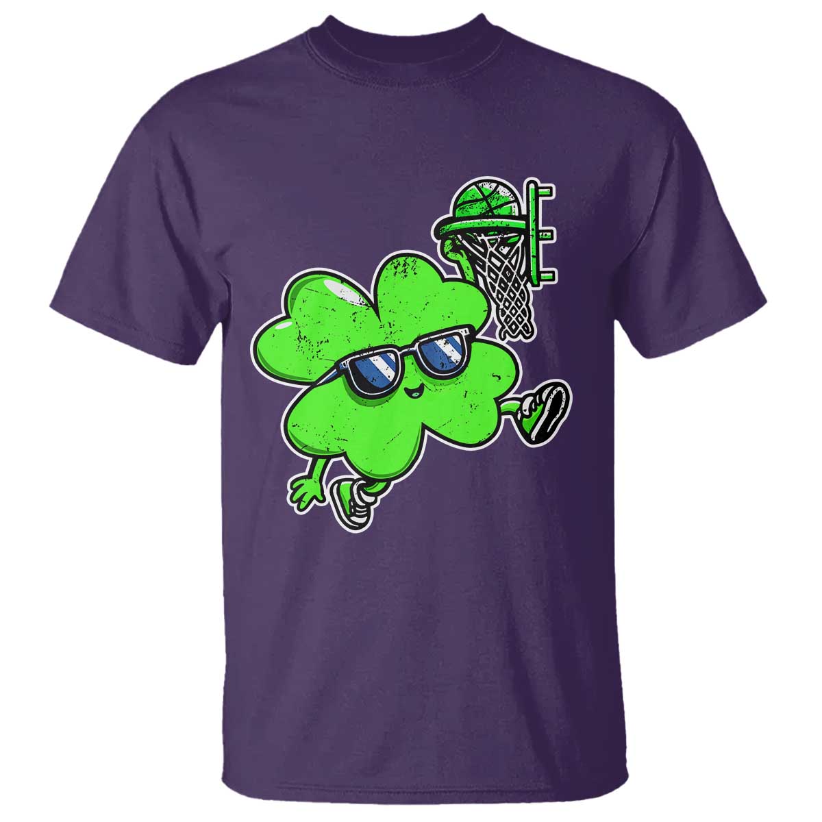 funny-basketball-shamrock-t-shirt-dunking-sports-player-st-patricks-day