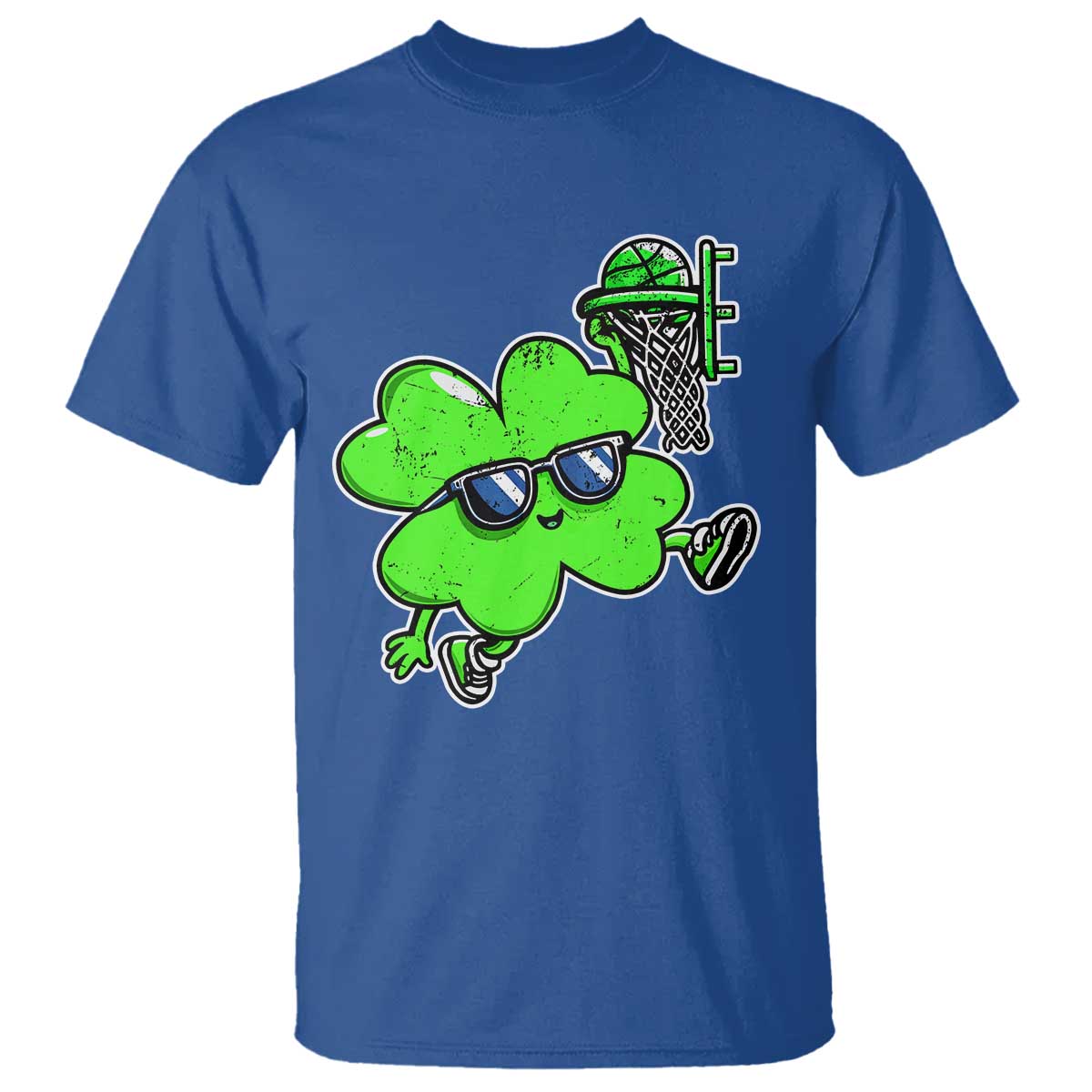 funny-basketball-shamrock-t-shirt-dunking-sports-player-st-patricks-day